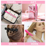 GOIPLE 2 in1 Electric Hot Comb Hair Straightener Brush Fast Heating Flat Iron Styling Brush Wig Kit with