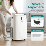 Portable 14000 BTU Air Cooler for Rooms up to 550 sq ft, 3-in-1 Fan