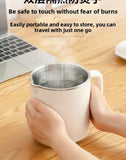 Travel Folding Kettle Outdoor Portable Small Folding Kettle 304 Stainless Steel Electric Kettle