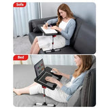 Laptop Desk Table, Adjustable Laptop Stand, Portable Lap Desks with Foldable Legs
