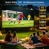 150 inch Projector Screen with Stand for Sports events & Football Match