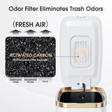 Small Bathroom Trash Can with Lid Step Close-5L/1.3 Gal Stainless Steel Garbage Can Slim Trash Bin for Office, Bedroom, Toilet,