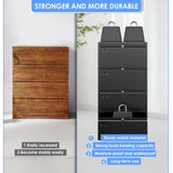 4 Drawer Metal Lateral File Cabinet with Lock for Home Office School Letter