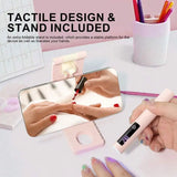 Rechargeable Handheld UV Nail Lamp With Stand, Mini Portable Wireless Nail Lamp With LCD Display,