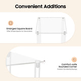 10Pcs Acrylic Vase Wedding Flower Stands Set, 23.6"H Clear Column Rack Geometric Display Stand