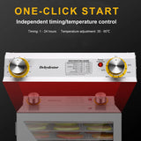 18 Layers Stainless Steel Food Dehydrator Safety Beef Jerky Dryer Large Capacity