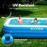 JOYFY 120" x 72" x 22" Full-Sized Inflatable Swimming Pool Summer
