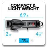 Solimpia Groin Area Hair Trimmer Lawn Mower Ceramic Blade Waterproof Wet Dry Clippers Pubic Armpit Body