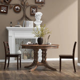 Dining Chairs Set of 4, Ladder Back Side Chairs with Solid Rubber Wood Legs ed