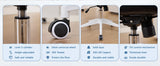 TCGBKAF White Foldable Office Chair Ergonomic Mesh Computer Chair