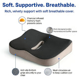 Memory Foam Seat Cushion Orthopedic Coccyx Cushion for Office Chair Car Seat
