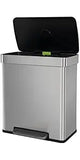 BestOffice | 13 Gallon Trash Can with Lid | Automatic Touchless Garbage Can