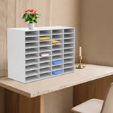 36 Compartment Literature Organizer, Rounded Corners Storage Cabinet,for Files