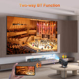 4k Android Home Cinema Outdoor  Smart Voice Remote Control Projector