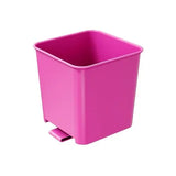 Pink Car Trash Can With Floor Mat Clip, Leakproof Portable Bin