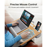 Lap Desk Fits up to 17 inches Laptop Desk, Built in Mouse Pad