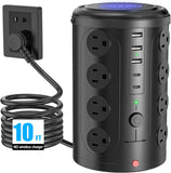 Power Strip Surge Protector Tower with 16 Outlets and 5 USB Ports
