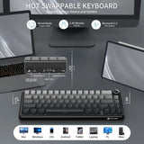 ATTACK SHARK X66 65% Wireless Mechanical Keyboard with Knob