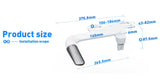 Ultra-Slim Hygienic Bidets Attachment for Existing Toilets - Adjustable Fresh Water Pressure Dual