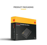 Kodak P190 5Gbps Portable External Hard Drive 500GB 1T USB3.0 Lightweight