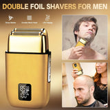 Professional Hair Clippers For Men Nose Hair Trimmer Beard Trimmer 4-piece Set, Cordless Rechargeable