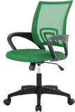 PayLessHere Black Mesh Office Chair Adjustable Lumbar Support Armrest