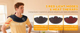 Neck Shoulder Red Light Therapy Massager with Heat For Pain Relief