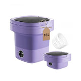 Portable Washing Machine 16L Mini Washer for Apartments RV and Travel Folding Clothes Washer with Spin Basket