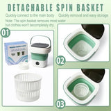 Mini Portable Foldable Washer - 16L Portable Washing Machine Spin dryer Small Folding Washing Machine