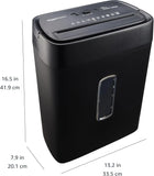 Cross-Cut Paper Shredder 12-Sheet Capacity, Credit Card Shredder