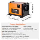 SucceBuy  Commercial Dehumidifier with Drain Hose for Crawl Spaces