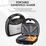 Yabano Sandwich Maker, 3 in 1 Waffle Maker, Toaster and Electric Panini Press Grill