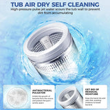 Portable Laundry Machine for Apartment, Home, Dorms, RV - 20Lbs Large Capacity, 10 Programs,