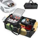 Front Trunk Organizer with Cooler Bag Compatible with Tesla Model 3 Model Y Frunk Storage Bag Collapsible with MultiCompartment