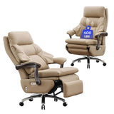 Electric Reclinable Executive Chair, Comfortable Reclining Chair with Footrest, Big and Tall