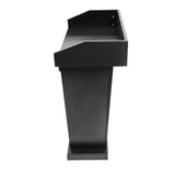 Wooden Podium Sturdy Durable Naturally Church Pulpit Height 37.5" For Classroom Church & Office