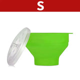Silicone Microwave Popcorn Popper BPA Free Collapsible Popcorn Bowl Microwavable