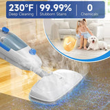 Steam Mop for Hardwood, Tile, Laminate&Carpet w/Adjustable Steam,23ft Cord