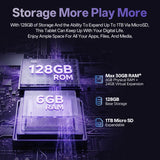 SVITOO Tablet 2026 Android 16 12 Inch 2000 x 1200 2K Display IPS Large Screen