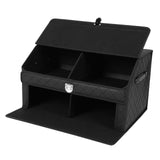 Double-Layer Car Trunk Organizer with Magnetic Lock Storage Organizers Collapsible Car Storage Bin