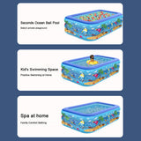 Inflatable Swimming Pool for Summer Outdoor Indoor