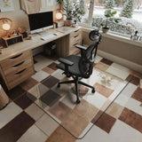 Office Chair Mat for Carpet and Hardwood Upgraded 36" x 48" Dual Use Tempered Glass Chair Mat for Chair