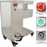 5mm Commercial Meat Cutting Machine Meat Cutter Electric Slicer Shredded Diced for Steak