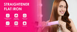 Flat Iron - Fast Heating Ceramic Hair Straightener with 1.4" Wide Floating Board,