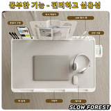 Adjustable Laptop Bed Tray - Foldable Standing Desk with Storage Drawer, Portable Lap Desk for Sofa & Bed Use, foldable table