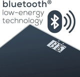GS435B Glass Bluetooth Scale for Body Weight with BMI Composition Measurement, Smart Digital Bathroom Scales
