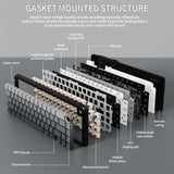 ATTACK SHARK X66 65% Wireless Mechanical Keyboard with Knob