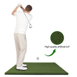 5x5ft Golf Training Mat 35mm Practice Mat for Backyard/Garage/Driving