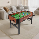Foosball Table Football Game 47x24in Indoor Entertainment for Kids Adults