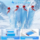Portable Air Conditioner for Home, White Evaporative Cooler with 8L Tank